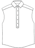 polo shirt 6 botton